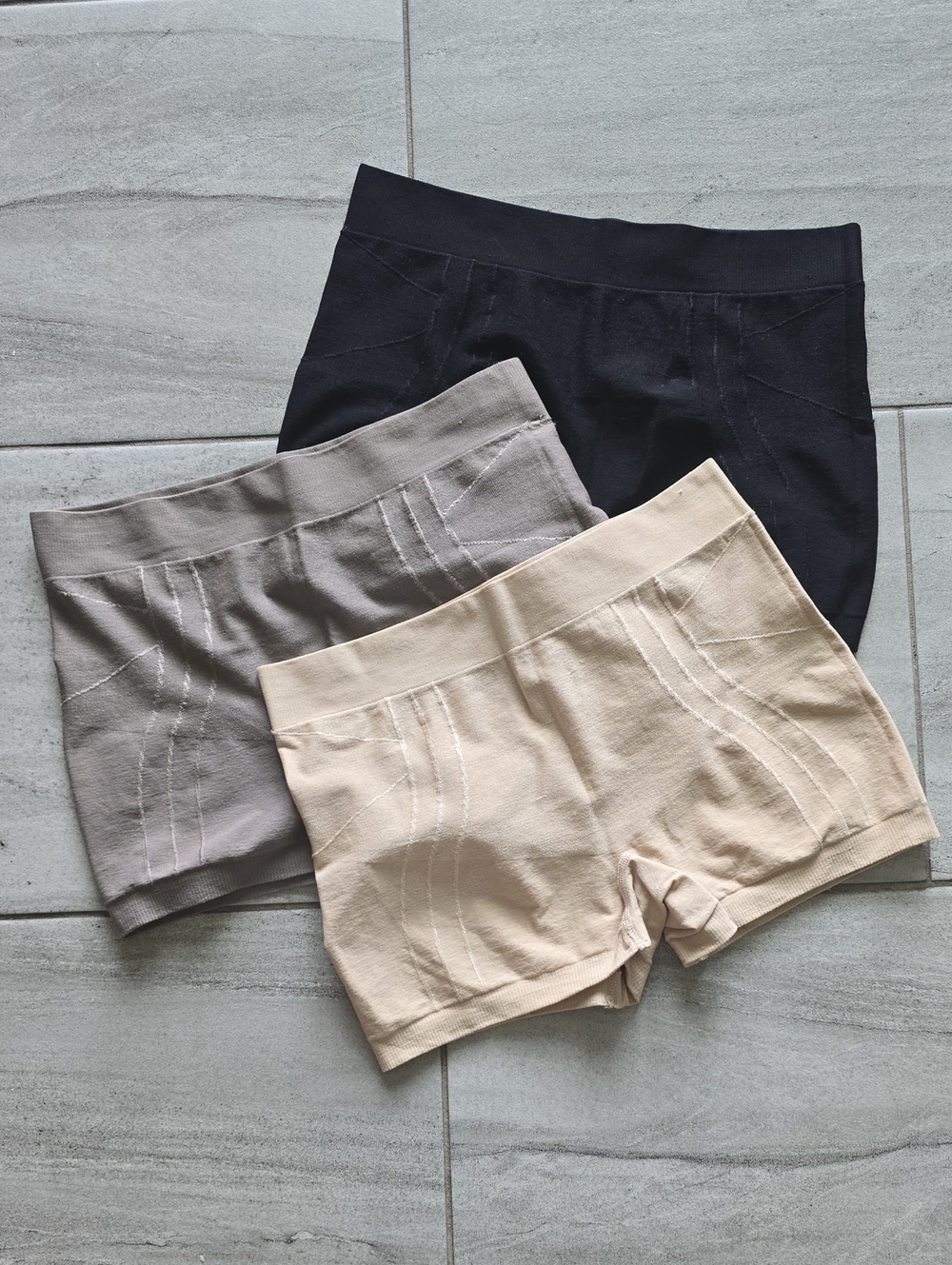 Under Where? Women's Seamless Shapewear Boyshort Panties 3-Pack XL Tummy Control